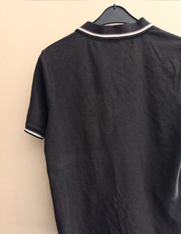Slazenger Men's Black Short Sleeved Polo Shirt Size L