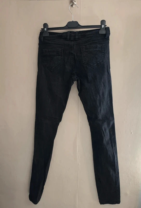 Primark Black Denim Skinny Jeans Size 8