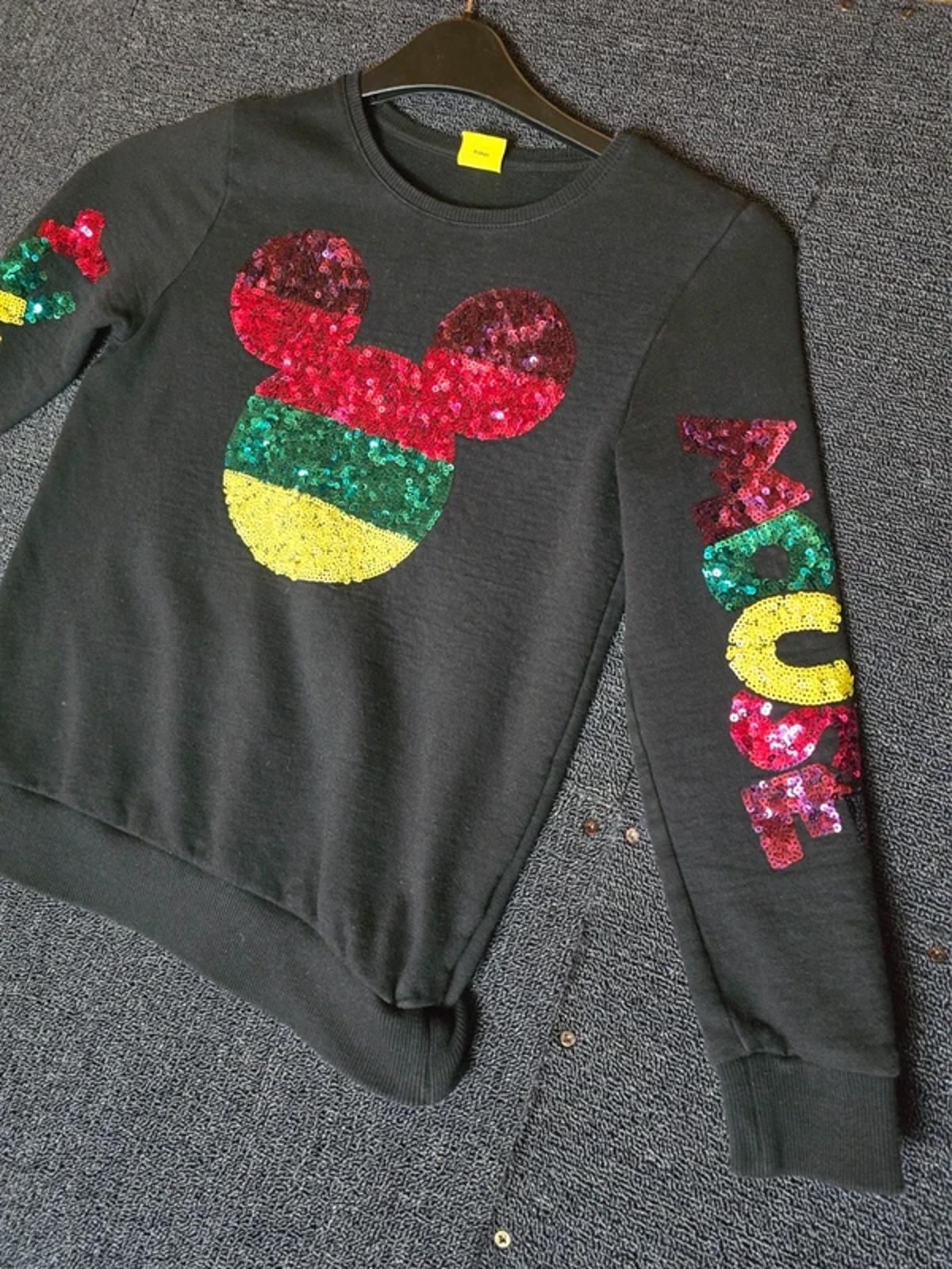 Disney Black Mickey Mouse Sequin Jumper Girls Age 10–11 Years