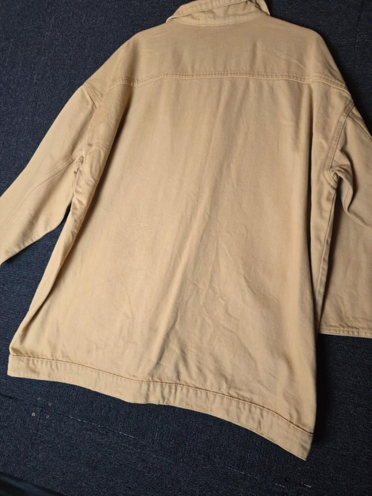 Monki oversized beige jacket lightweight M size 12/14