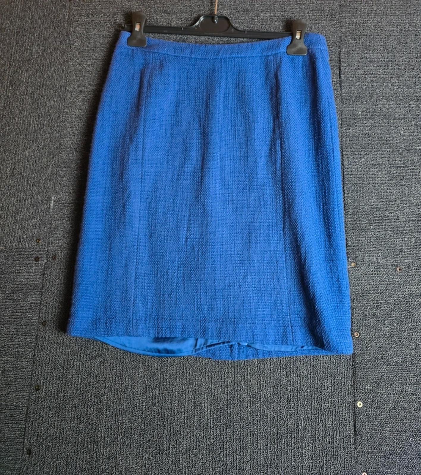 Blue Cotton Bunker Skirt Size 10 Everyday Seasalt