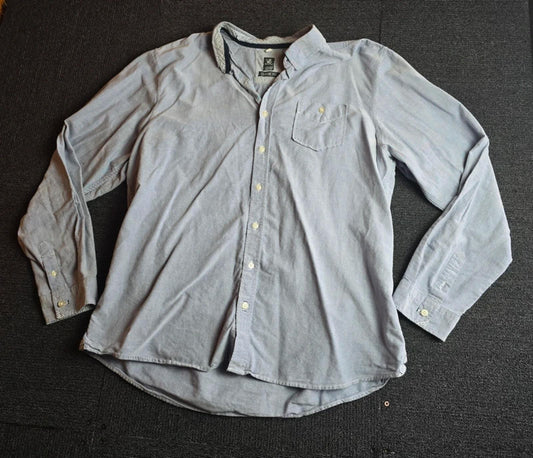 White Stuff Light Blue Shirt Men's Size 2XL Classic Fit Smart Causal