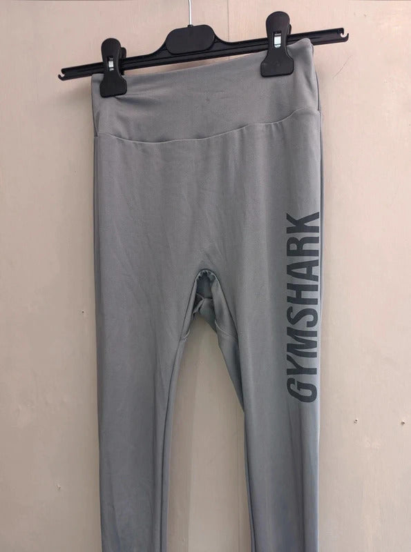 Gymshark Light Grey Ruched Scrunch Bum Gym Leggings S Size 8-10