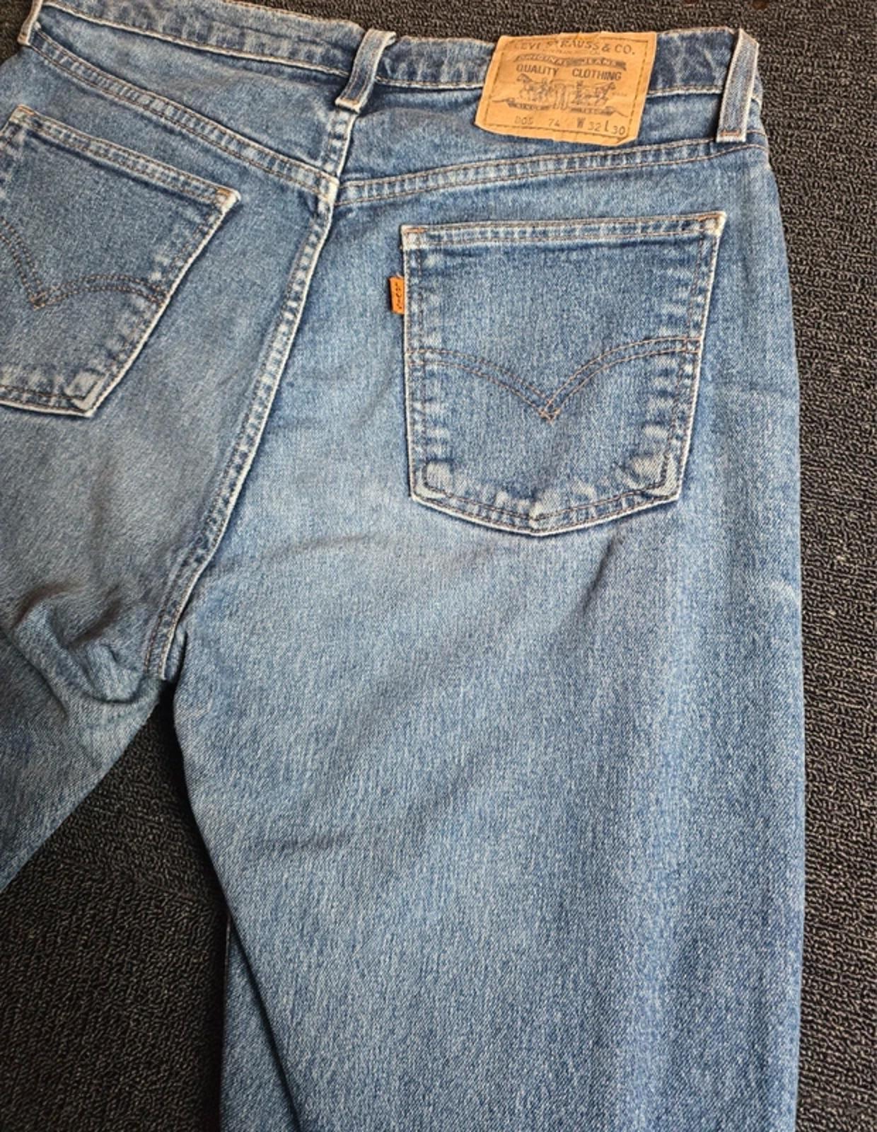 Levi’s 805 Straight Leg Jeans Blue Denim W32 L30 90s Style