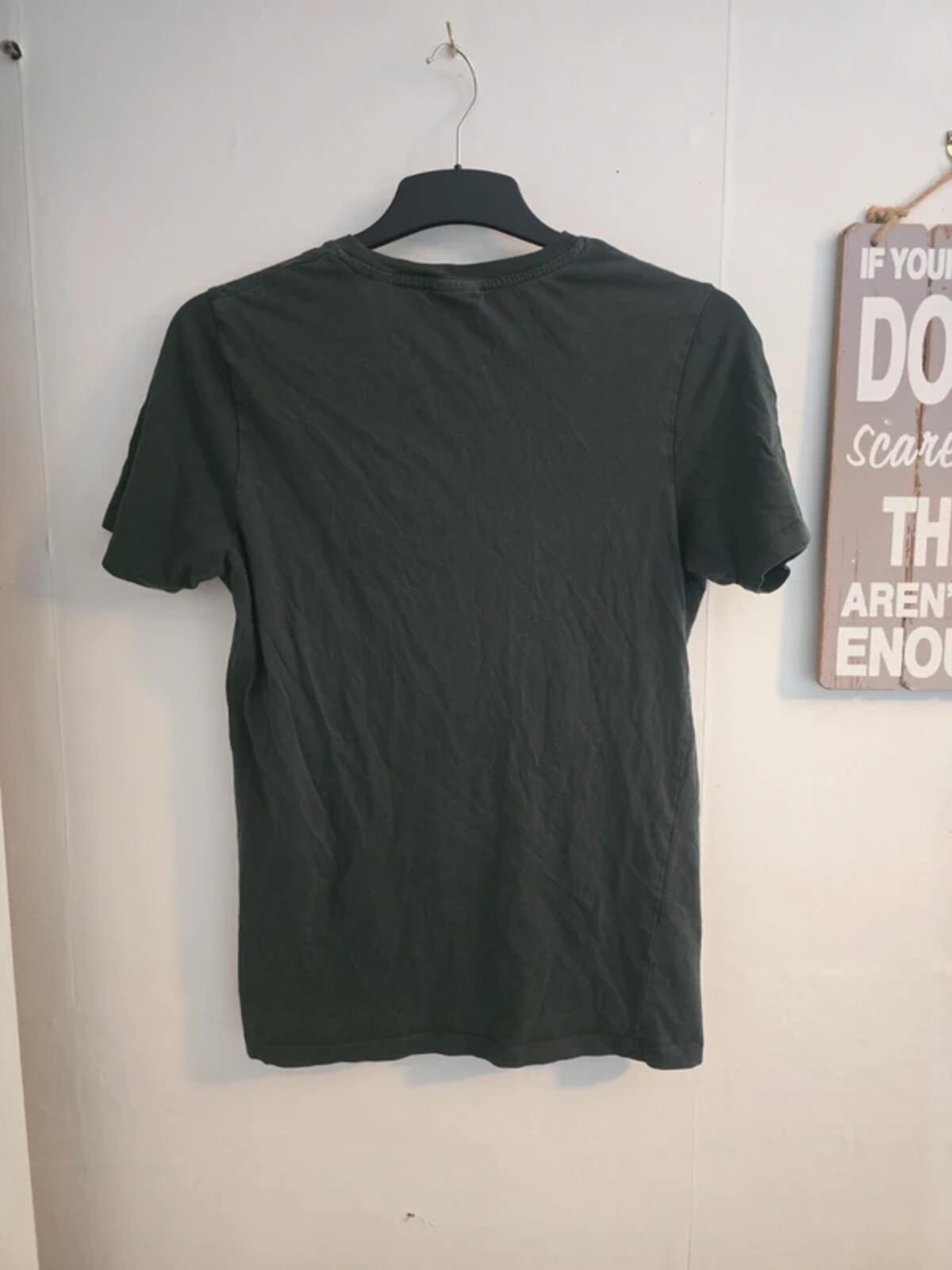 Men's Jack & Jones Green Short-Sleeve Cotton T-Shirt Size M
