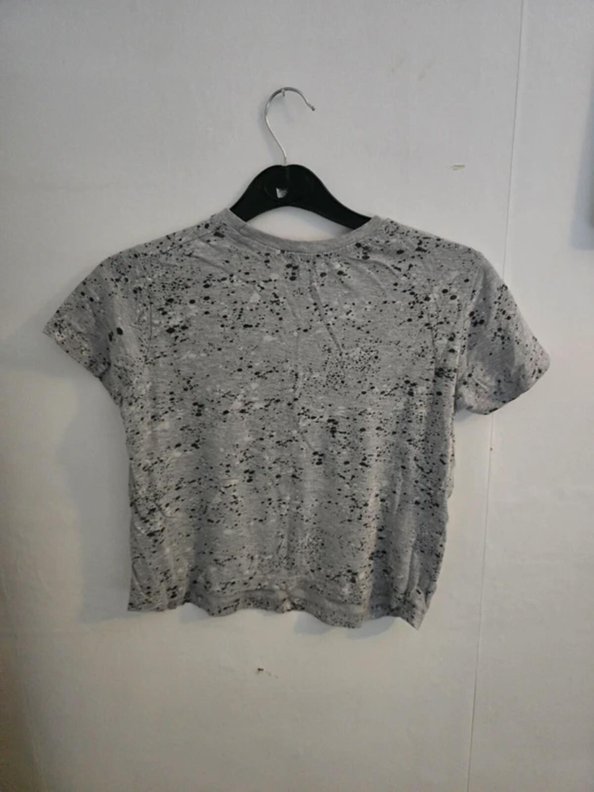 Primark Grey Short Sleeved T-shirt Boys 7Years