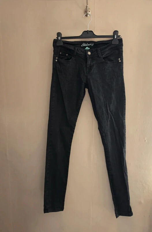 Primark Black Denim Skinny Jeans Size 8