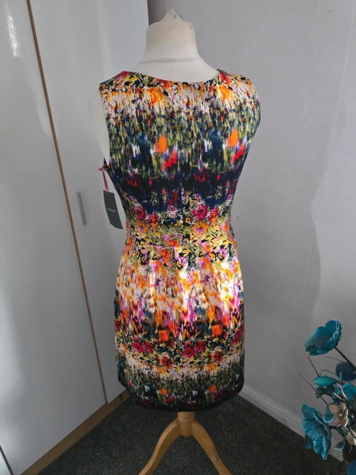 Cynthia Rowley Multicoloured Flared Dress NWT  Size 8