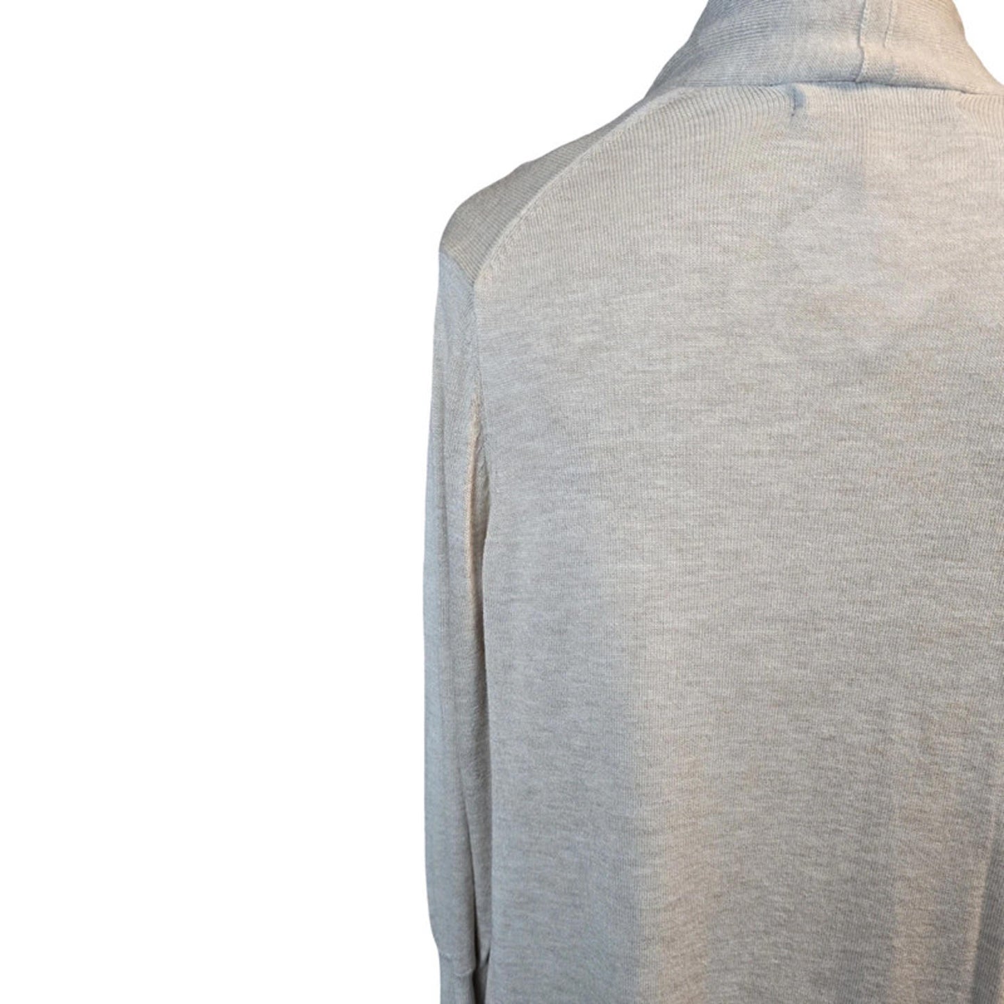 Marks & Spencer Cream Open Front Cardigan M Size 10-14 Midi Lightweight Layering