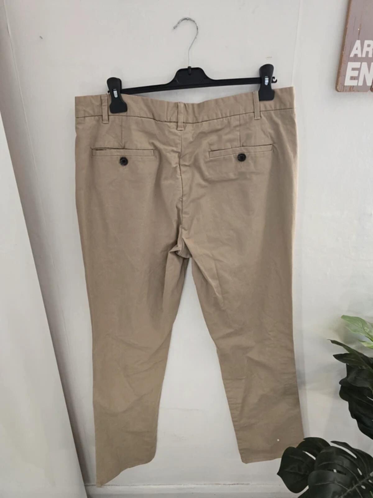 (Un)bias Mens beige slim leg chinos size 36L