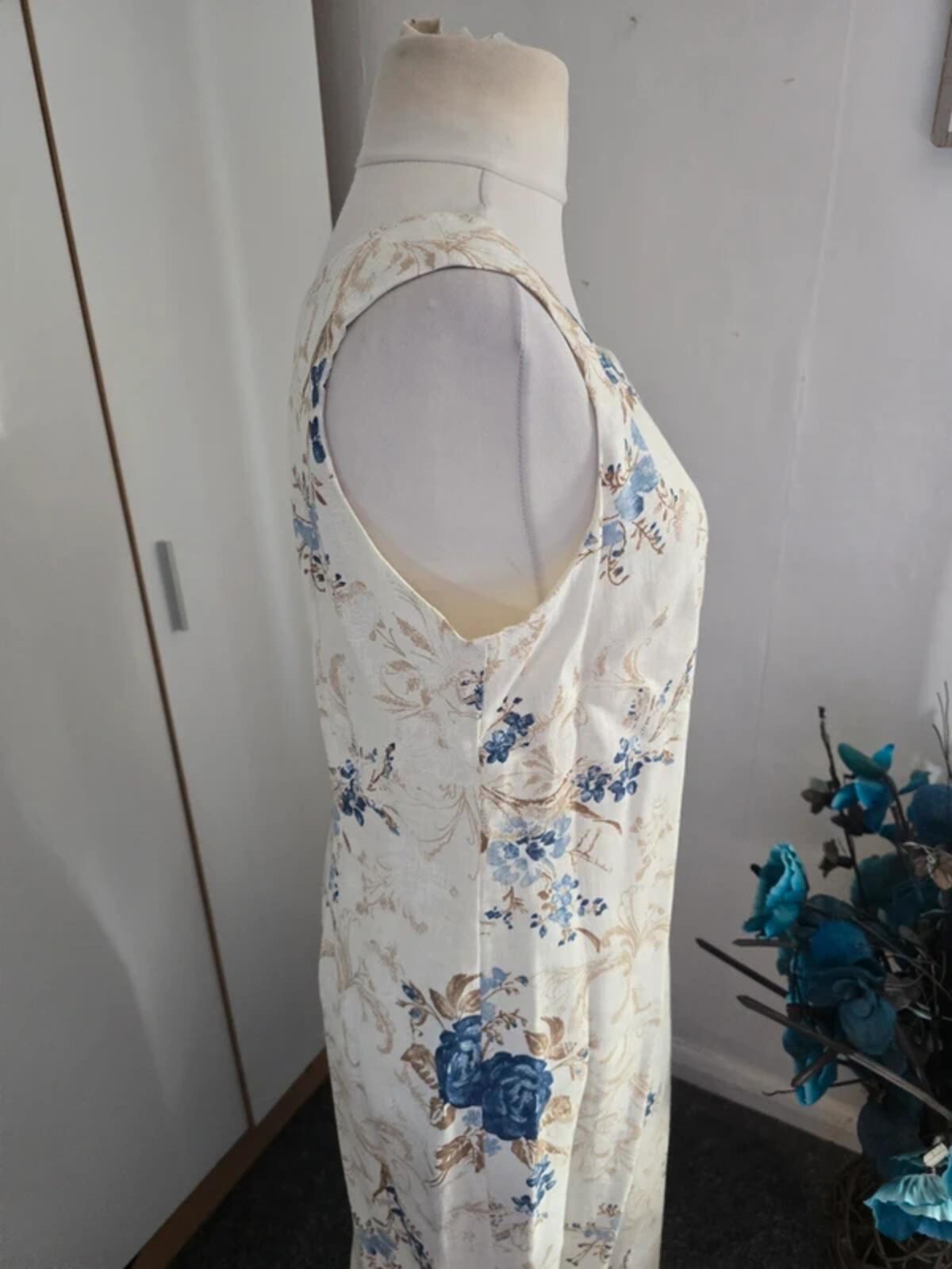 Bianco 100% Linen Occasion Dress & Blazer Set Size 14
