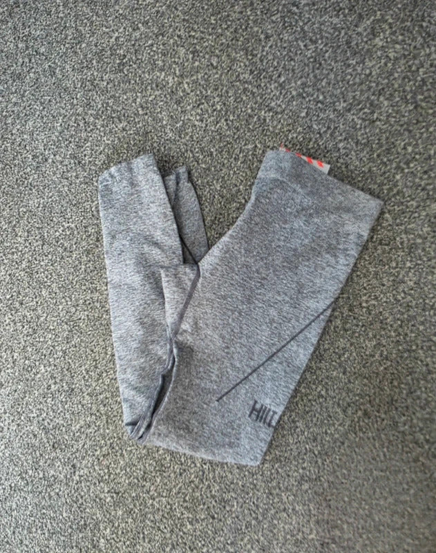 HIIT Grey High Waisted Bodyfit Gym Leggings Small Size 6-8 NWT