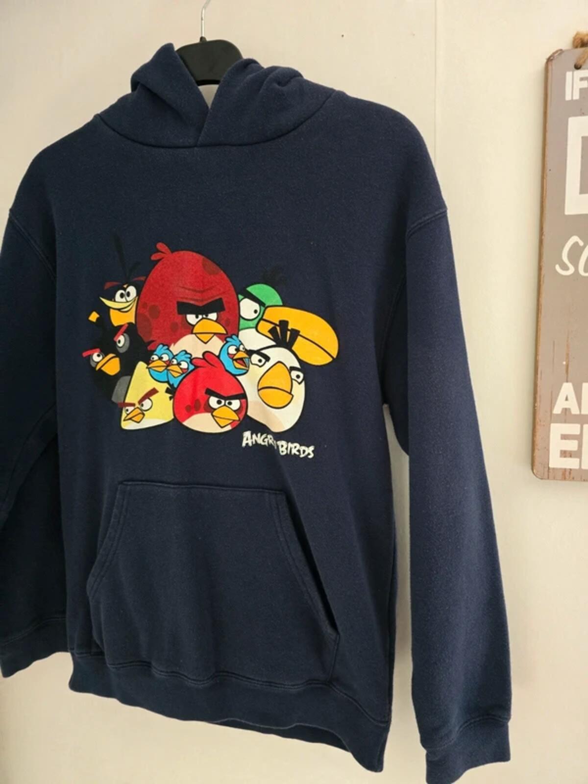 M&Co Boys Angry Birds Navy Hoodie Size 11-12 Years
