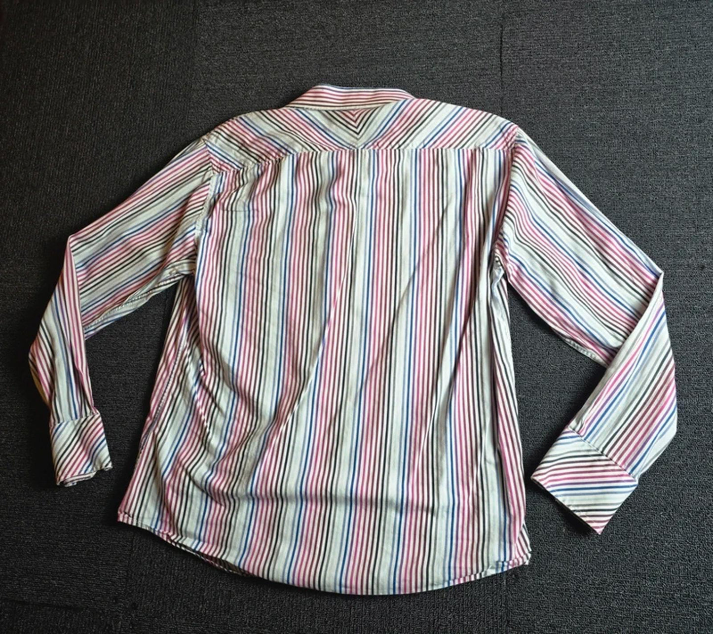 Ben Sherman Mens Stripe Shirt Multicolour Size L Smart Casual