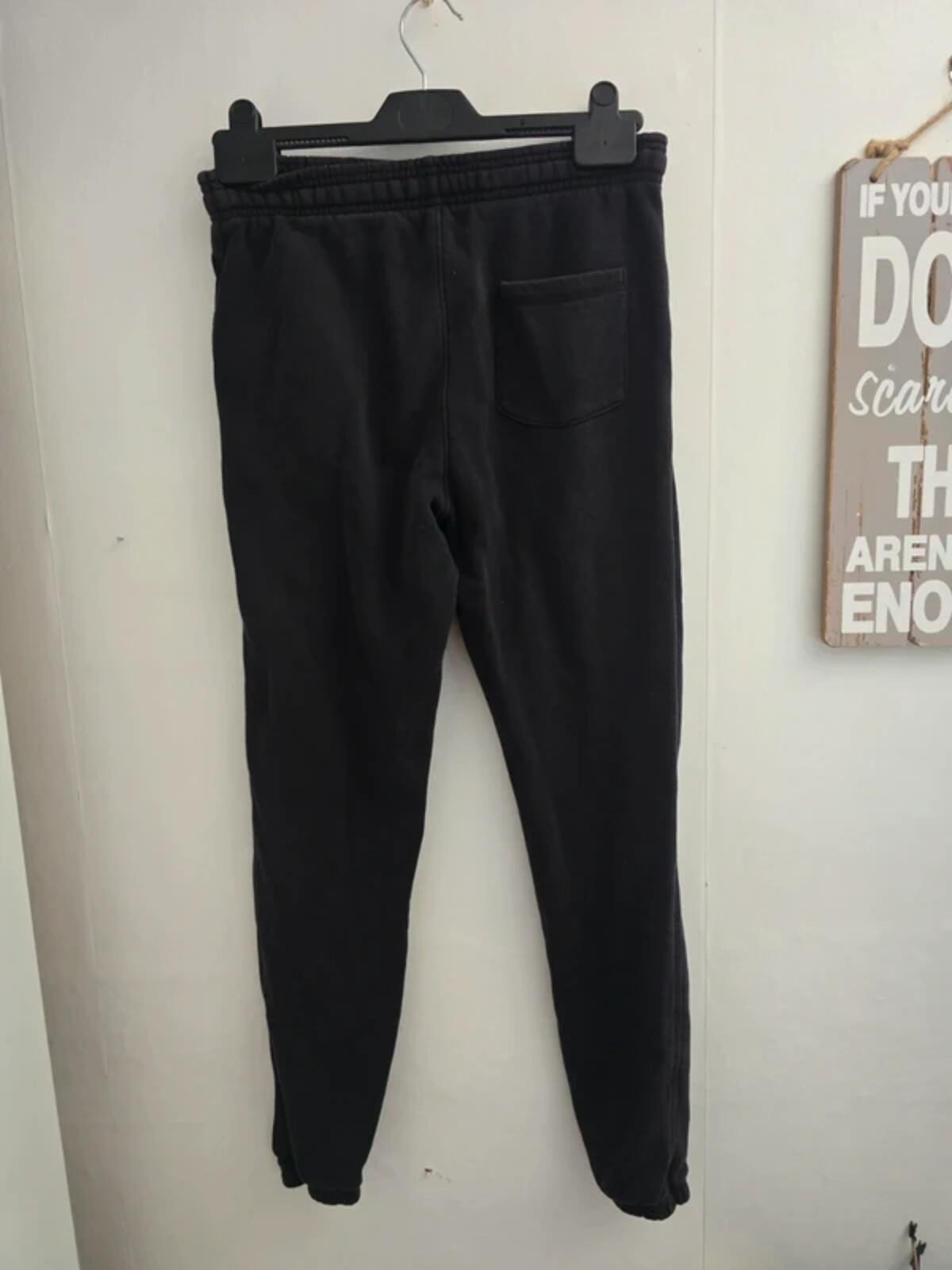 Boys Matalan Classic Black Jogging Bottoms Age 12 Years