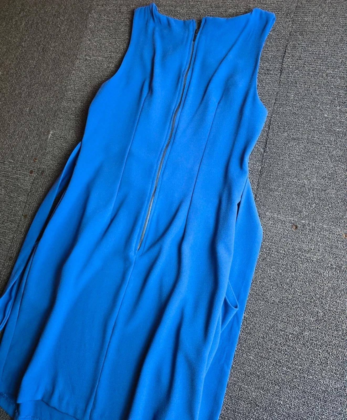 Blue Dress Size 12 Smart Causal Closet London