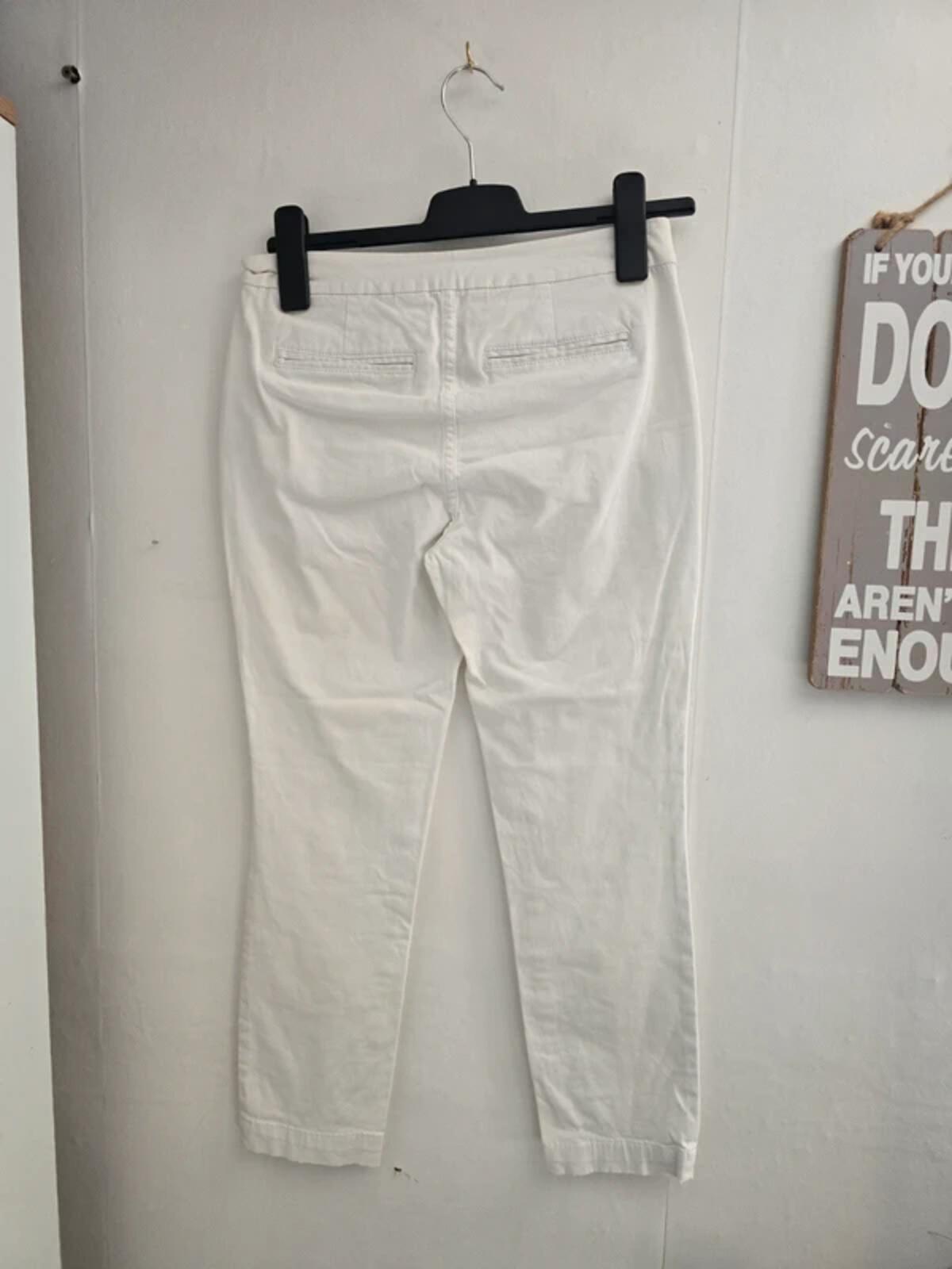White Stuff White Cropped Trousers - Size 8