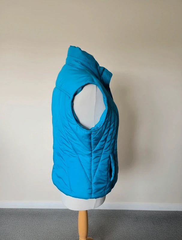 George Teal Blue Puffer Gilet – Size 12 Outdoor