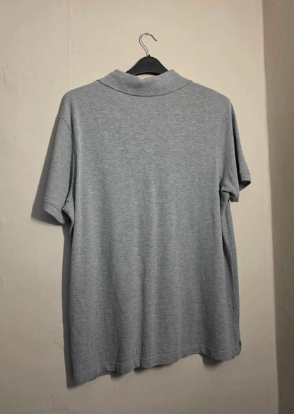 Tu Men's Grey Marl Short Sleeve Polo Shirt Size Large