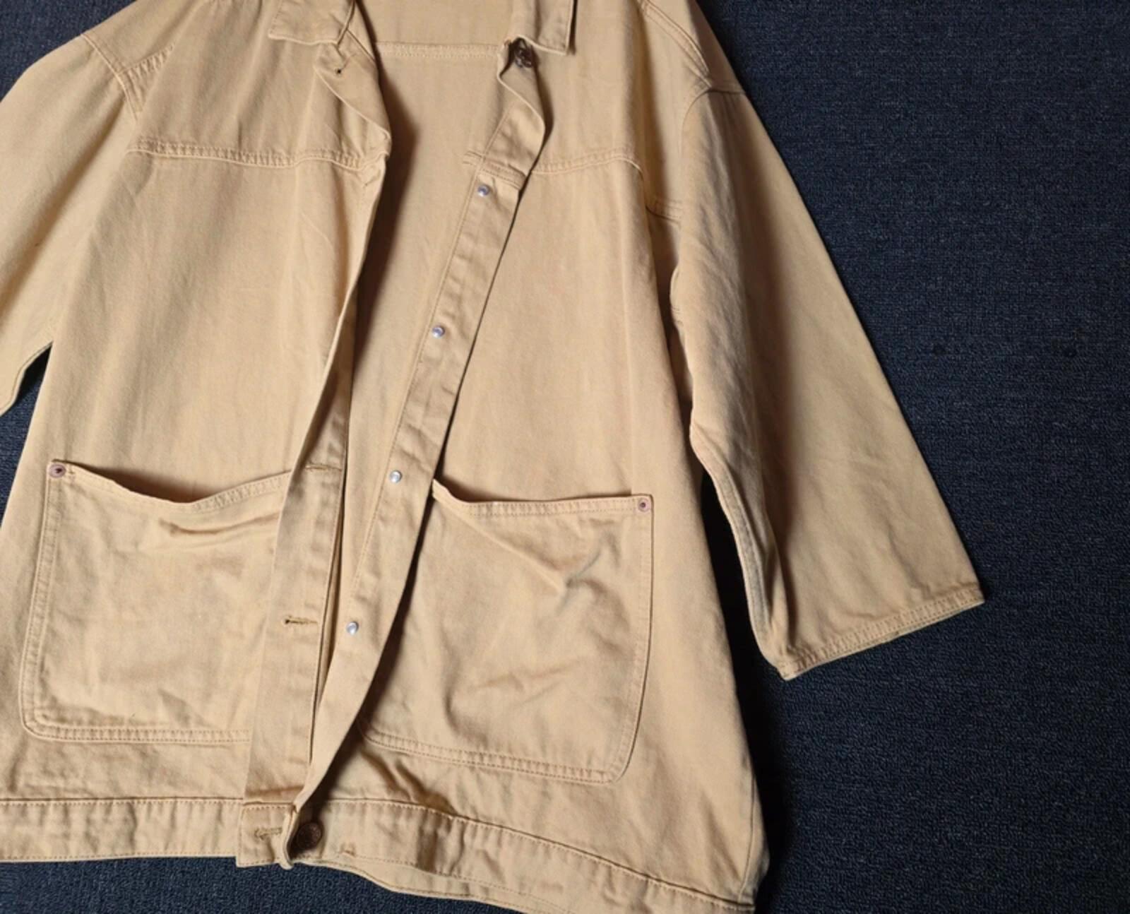 Monki oversized beige jacket lightweight M size 12/14