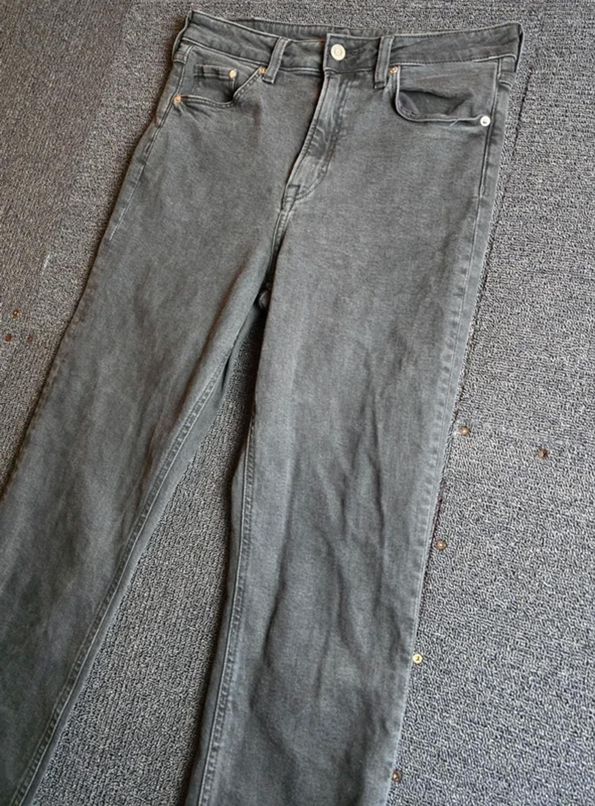 Black Jeans Size 12 Vintage Slim High Waist H&M