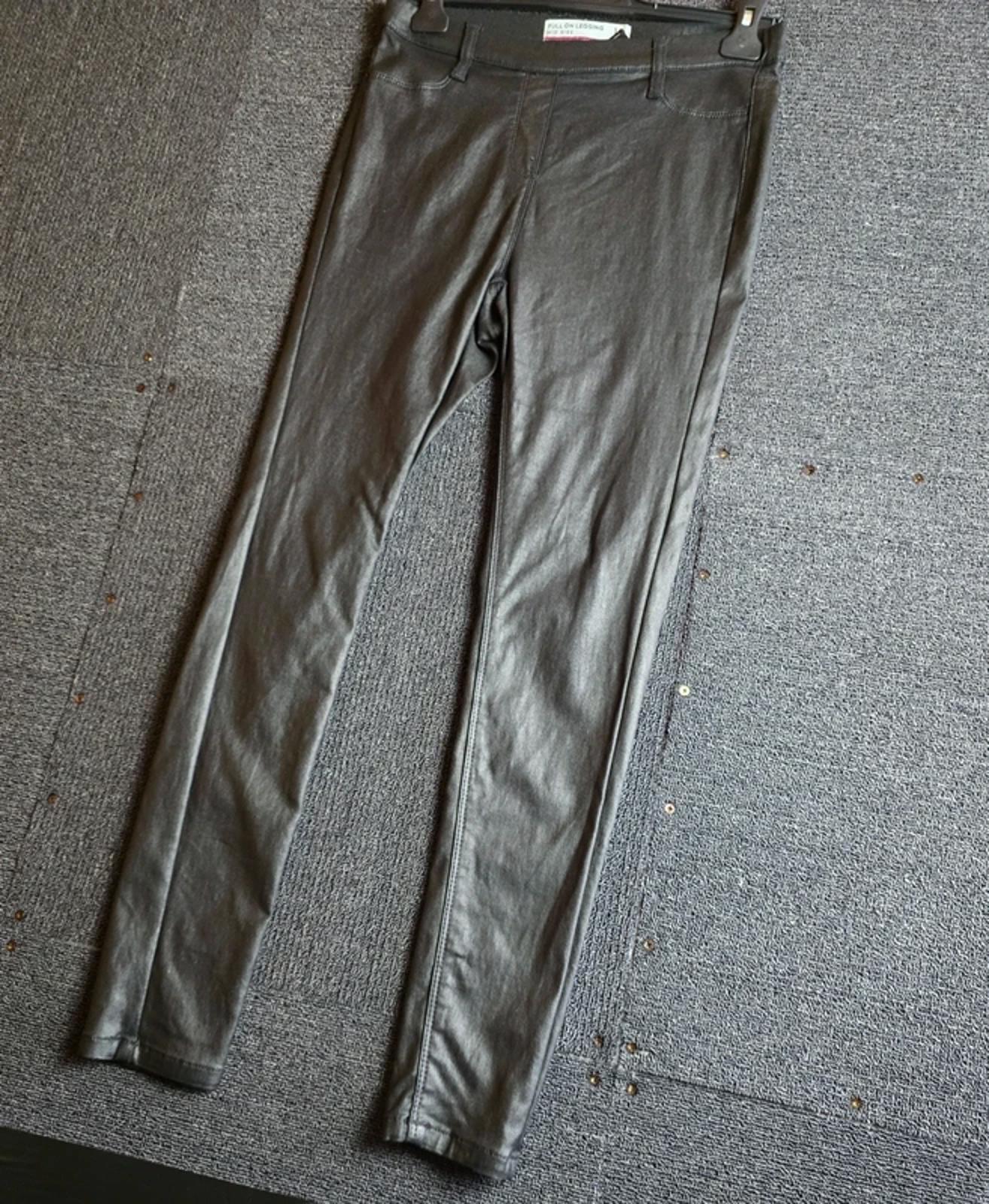 Black Faux Leather Leggings Size 10 Everyday Next