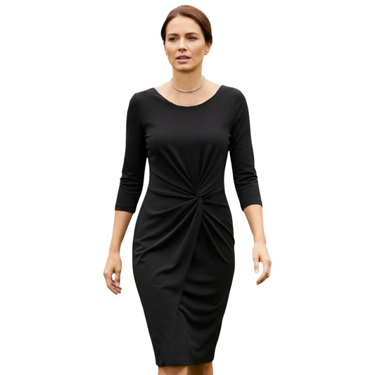 Brook Taverner Dress Black Size XL Size 18/20 Formal NWT  Smart