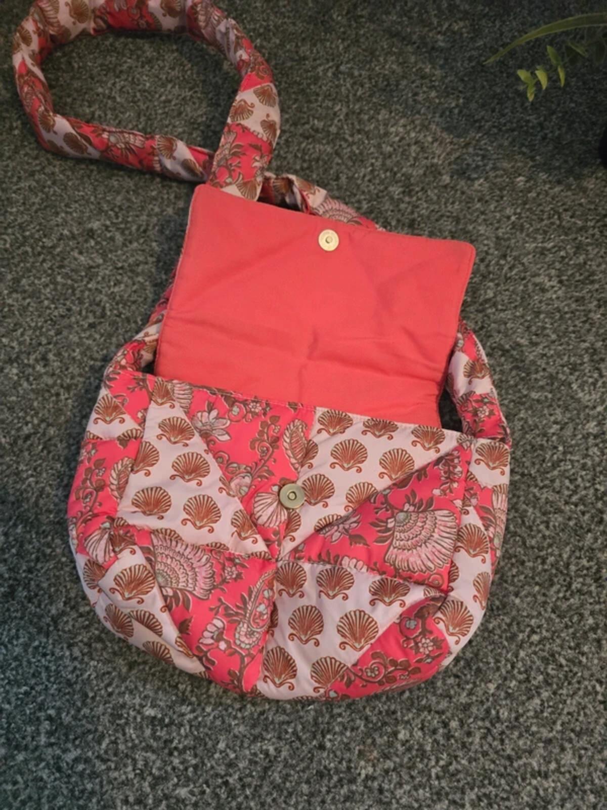 Accessorize Pink Quilted Small Shoulder Bag