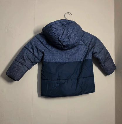 Primark Boys Navy Blue Hooded Puffer Coat Age 3–4 Years