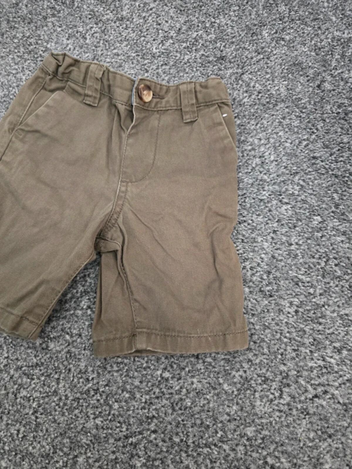 Boys Primark  Khaki Chino Shorts Age 18-24 Months