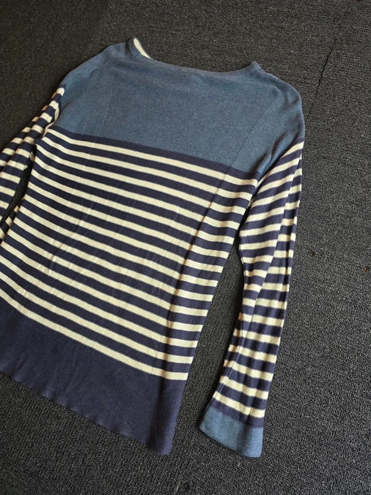 White Stuff Striped Jumper Navy & White Size 8 Casual Layering