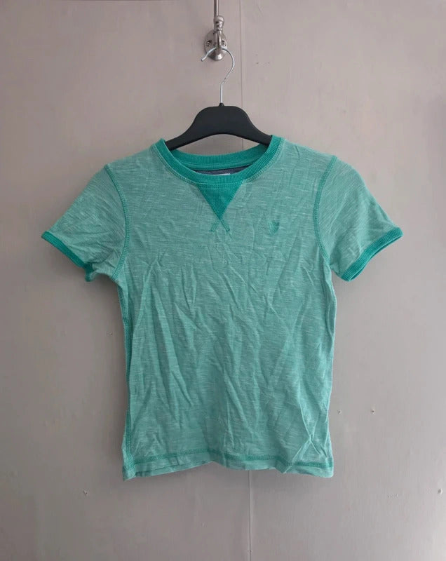 F&F Boys Green Short Sleeve T-Shirt – 6–7 Years