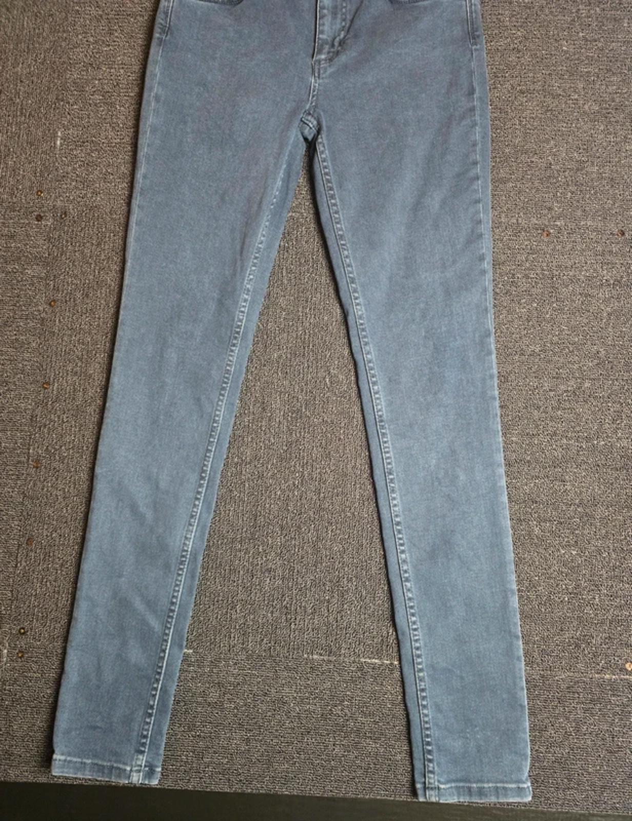 French Connection Blue Skinny Jeans Size 10 High Waist Cotton Blend