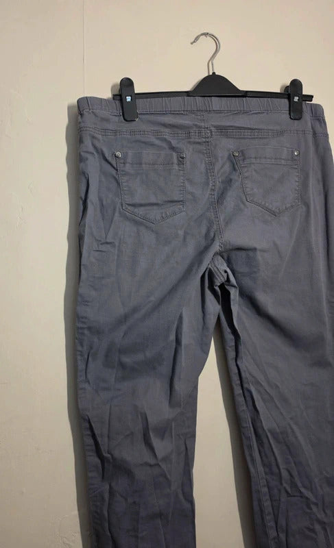 Marks & Spencer Women's Grey Slim Leg Jeggings – Size 16