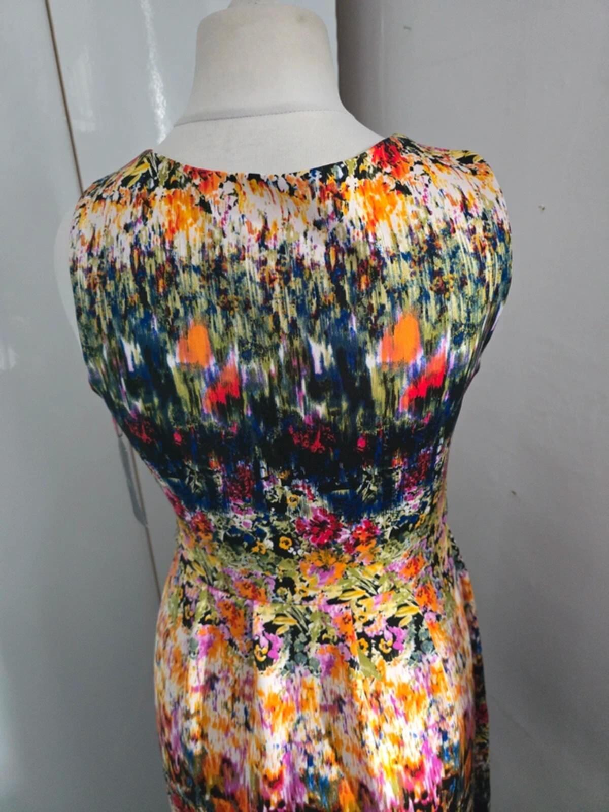 Cynthia Rowley Multicoloured Flared Dress NWT  Size 8