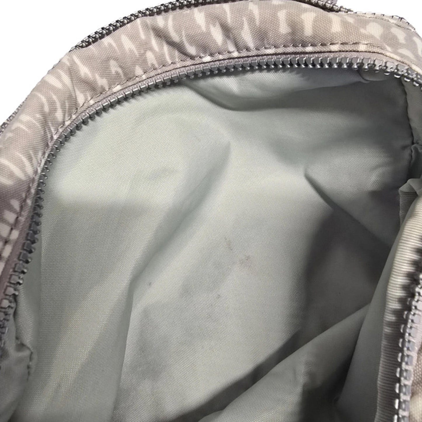 Kipling Crossbody Bag Grey & White Pattern Zip Pockets Adjustable Strap