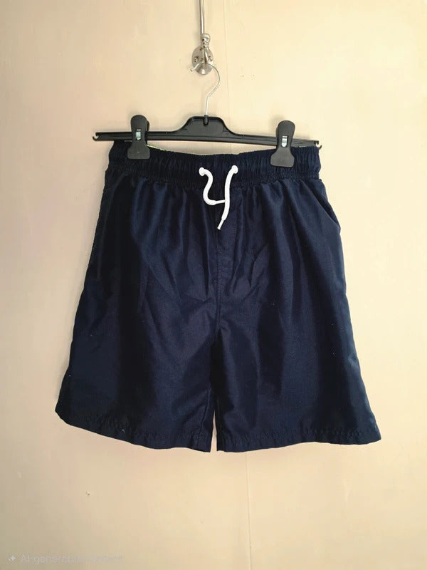 Matalan Boys Dark Navy Blue Swim Shorts Mesh Lined Drawstring Waist Age 12-13 Years