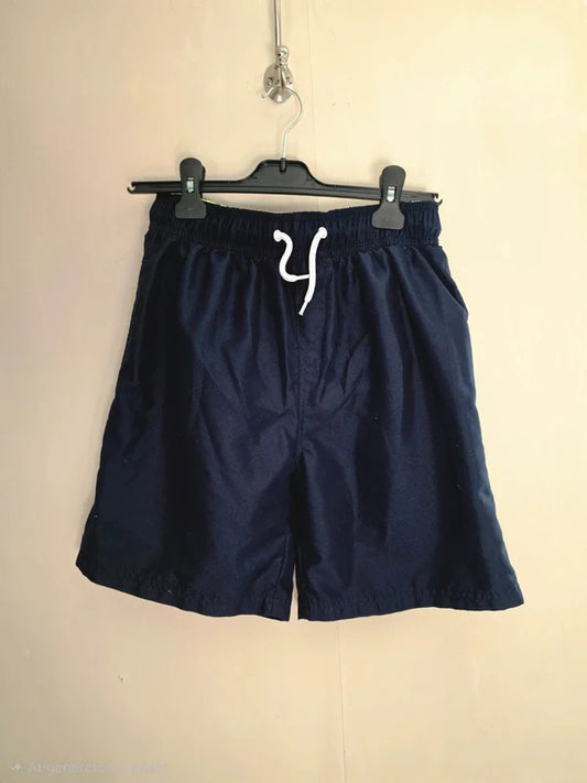 Matalan Boys Dark Navy Blue Swim Shorts Mesh Lined Drawstring Waist Age 12-13 Years