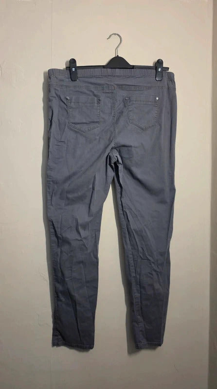 Marks & Spencer Women's Grey Slim Leg Jeggings – Size 16