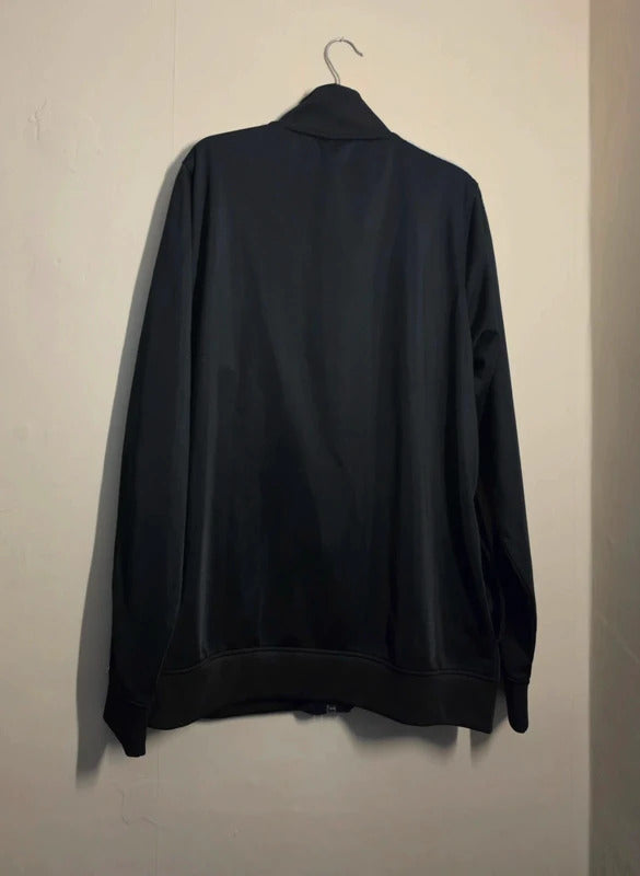 Men's Umbro Black & White Full Zip Track Jacket Size L