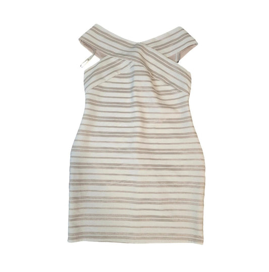 Primark White & Rose Bodycon Mini Dress size 18