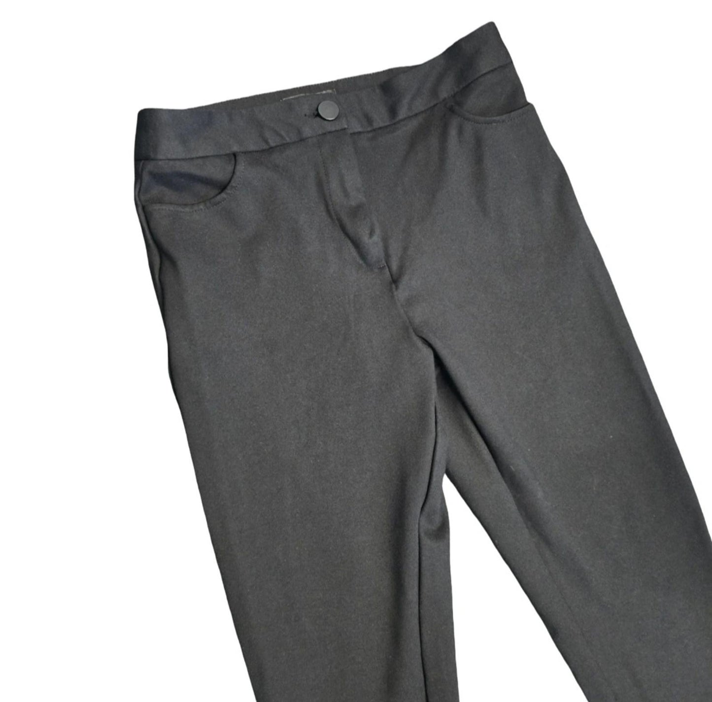 F&F black skinny leg high waist trousers size 10reg