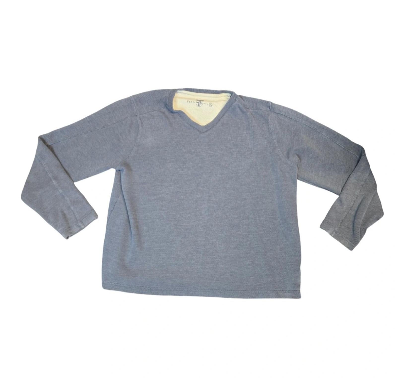 F&F Mens navy jumper size XL