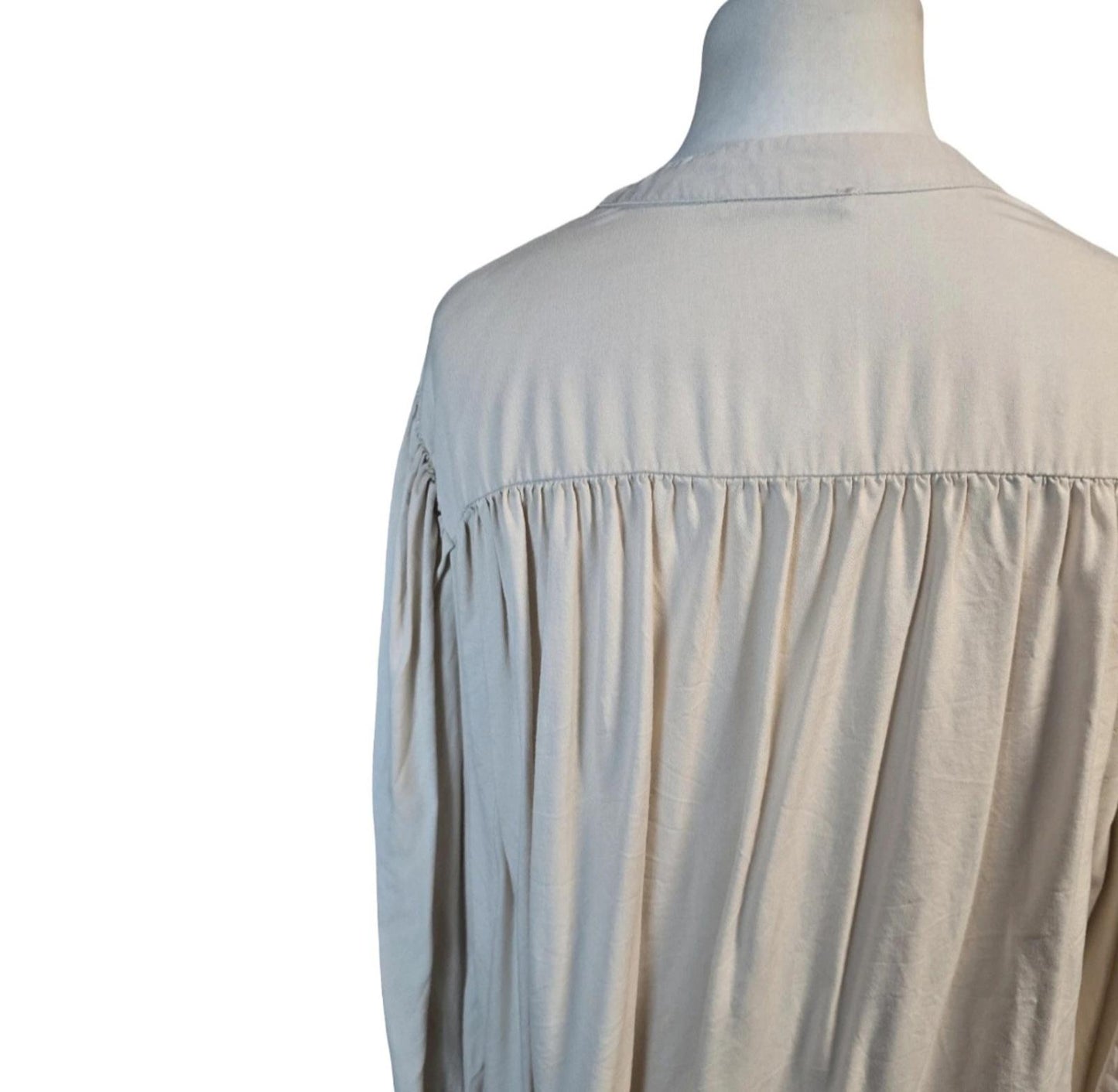 Tu beige oversized blouse size 18