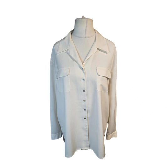 Isabelle cream oversized blouse size 18