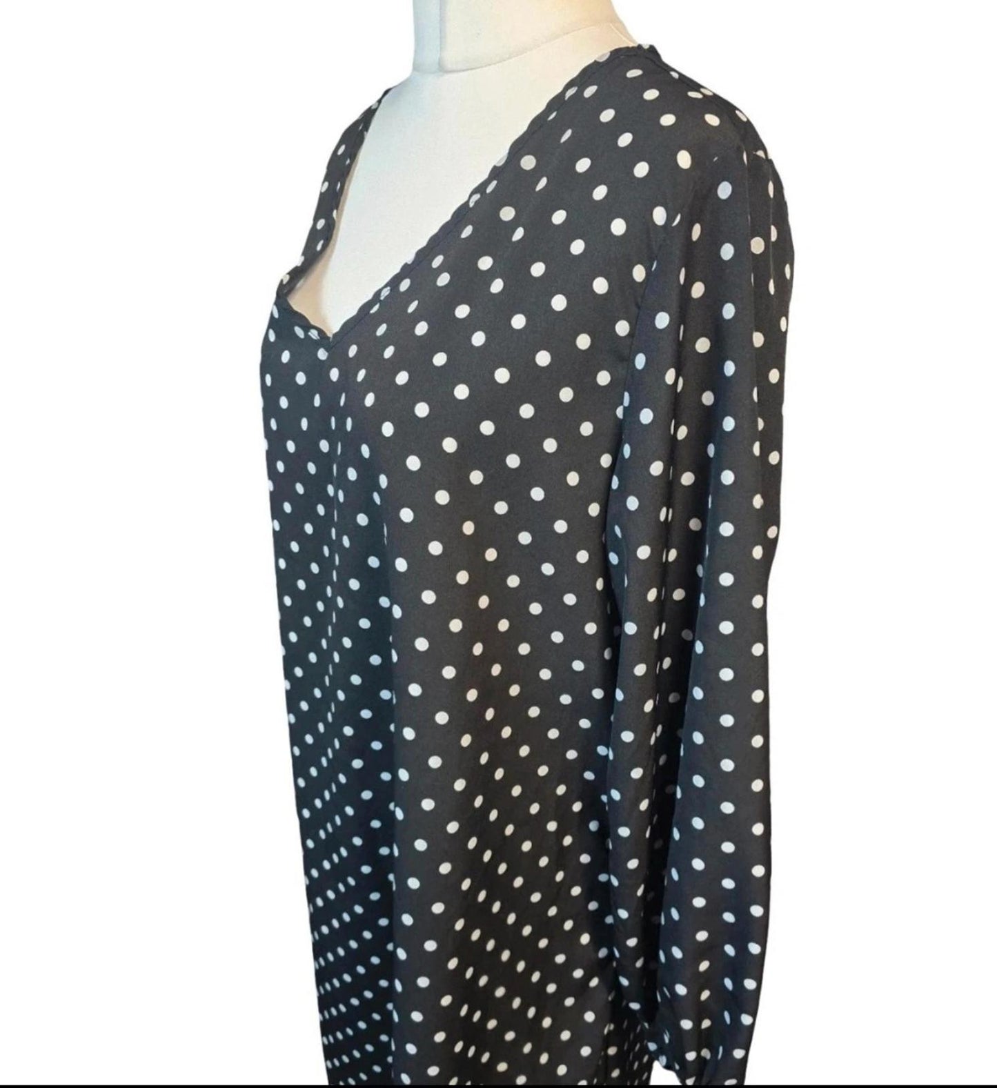 Emery Rose black & white dress XL Size 16/18