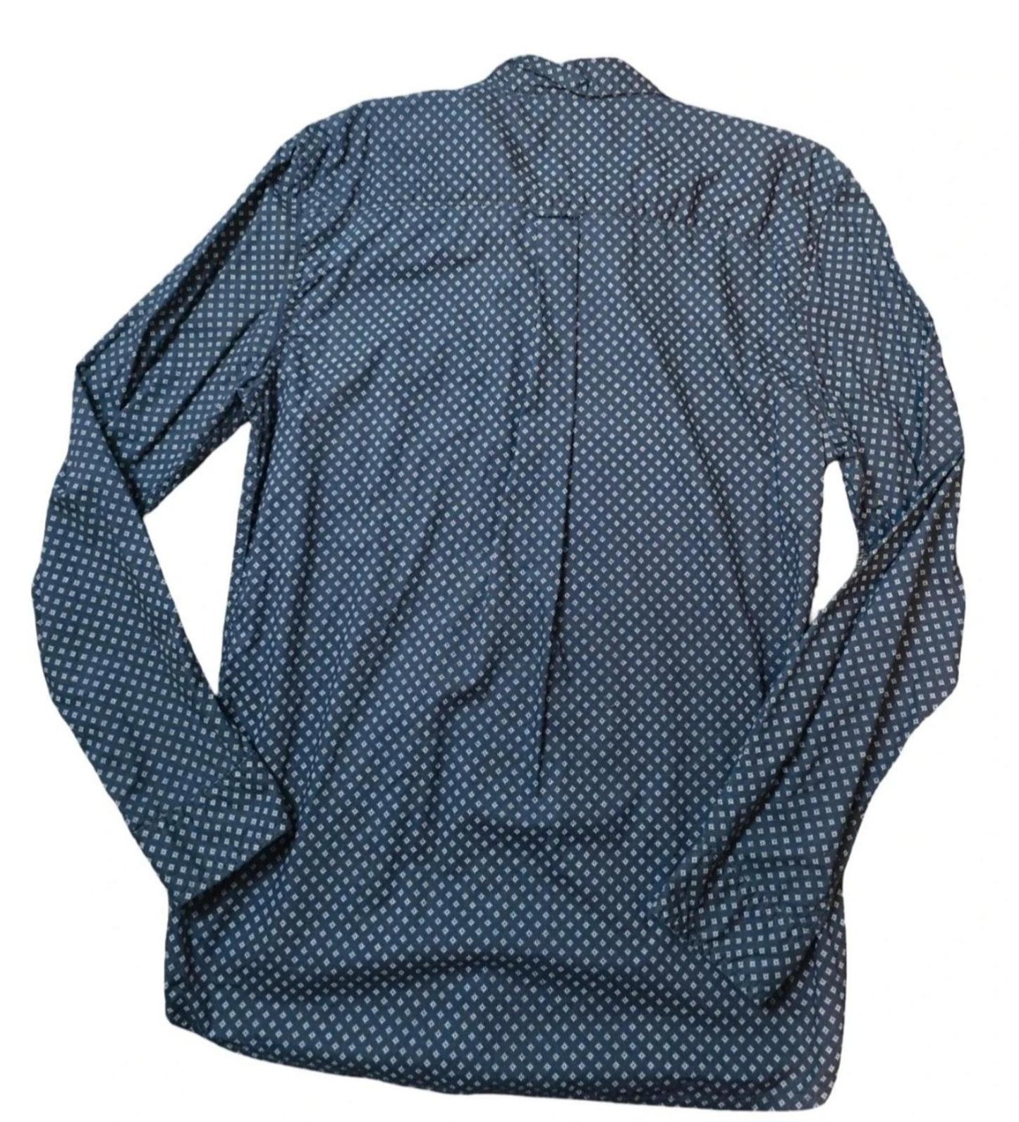 Peacocks navy shirt size Large