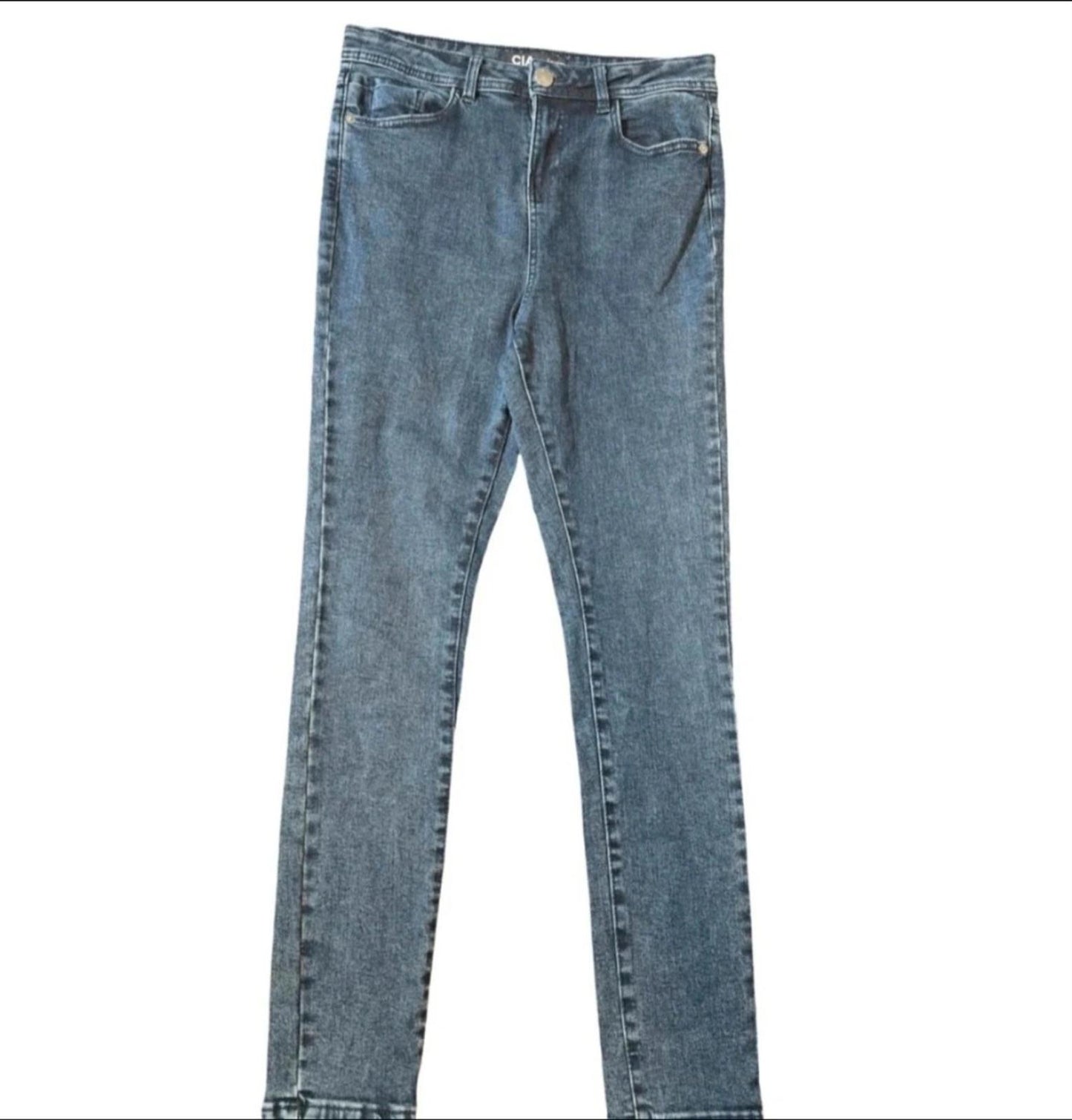 George Dark Navy High-Waisted Skinny Jeans – Size 10