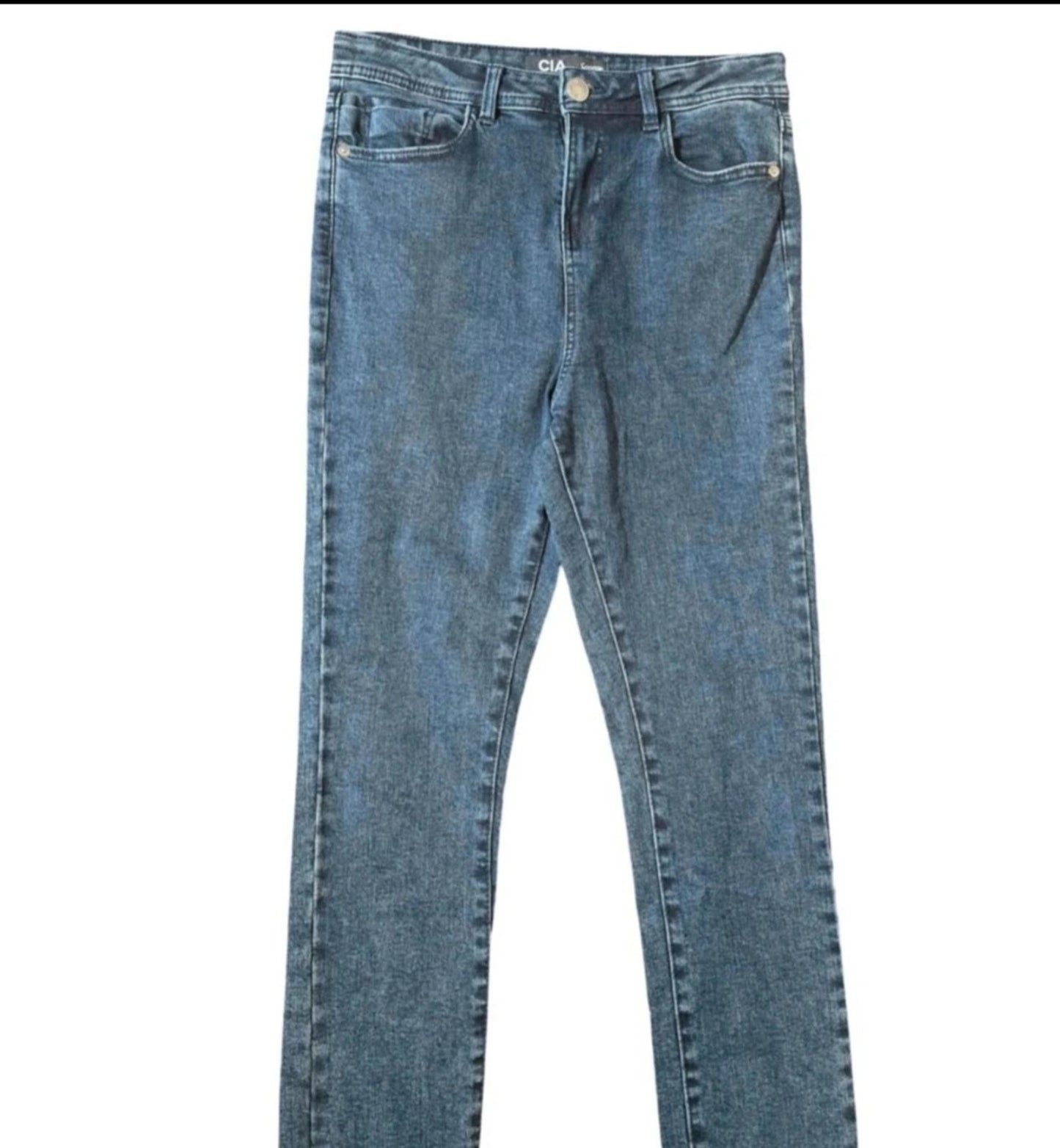 George Dark Navy High-Waisted Skinny Jeans – Size 10