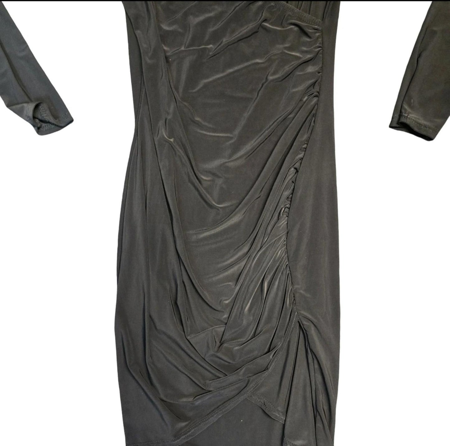 Prettylittlething black mini dress size 12